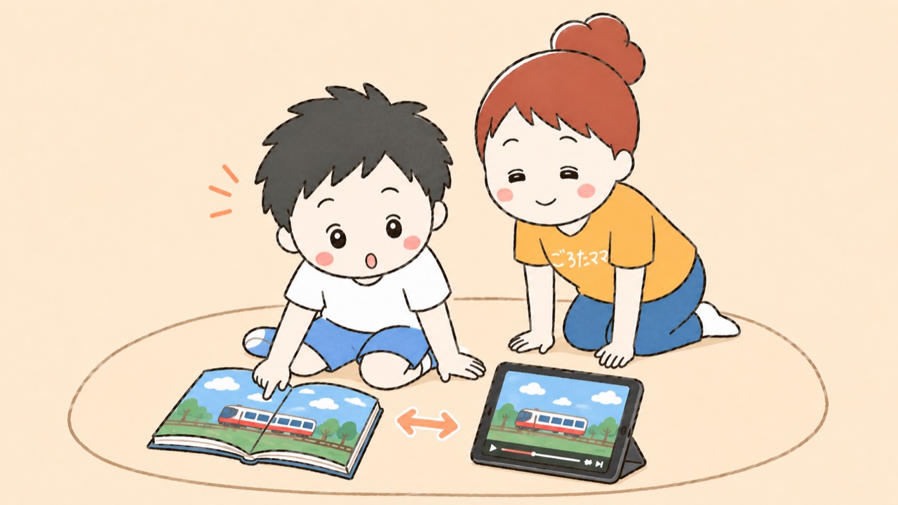 連動した絵本×動画で理解しやすい